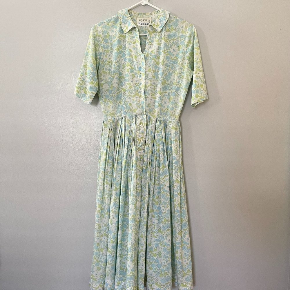Vintage 1950s Adelaar Shirt Dress